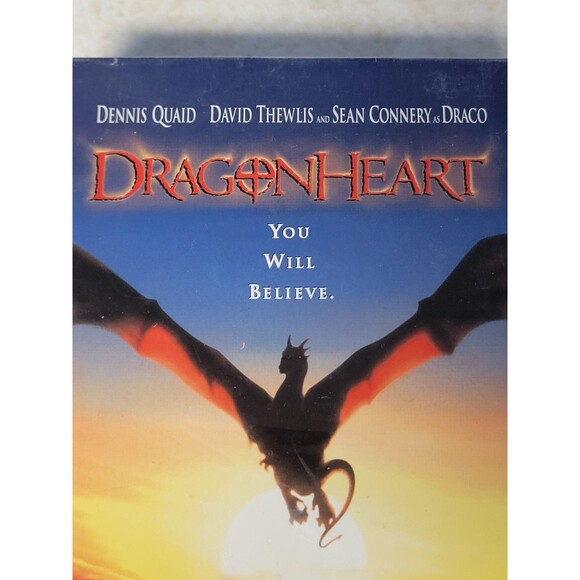 Dragonheart VHS, 1997 You Will Believe Dennis Quaid Sean Connery - Picture 4 of 4